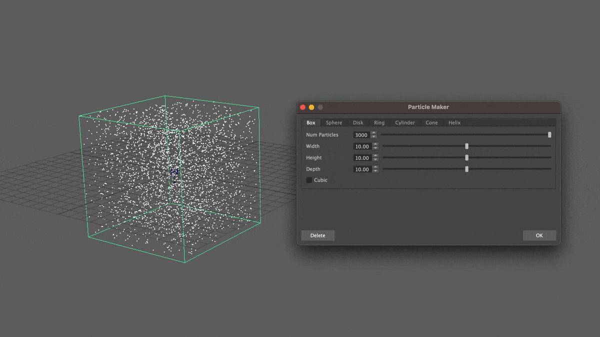 Read more about the article Python Studies 02: Scripting UI for Particles Generating