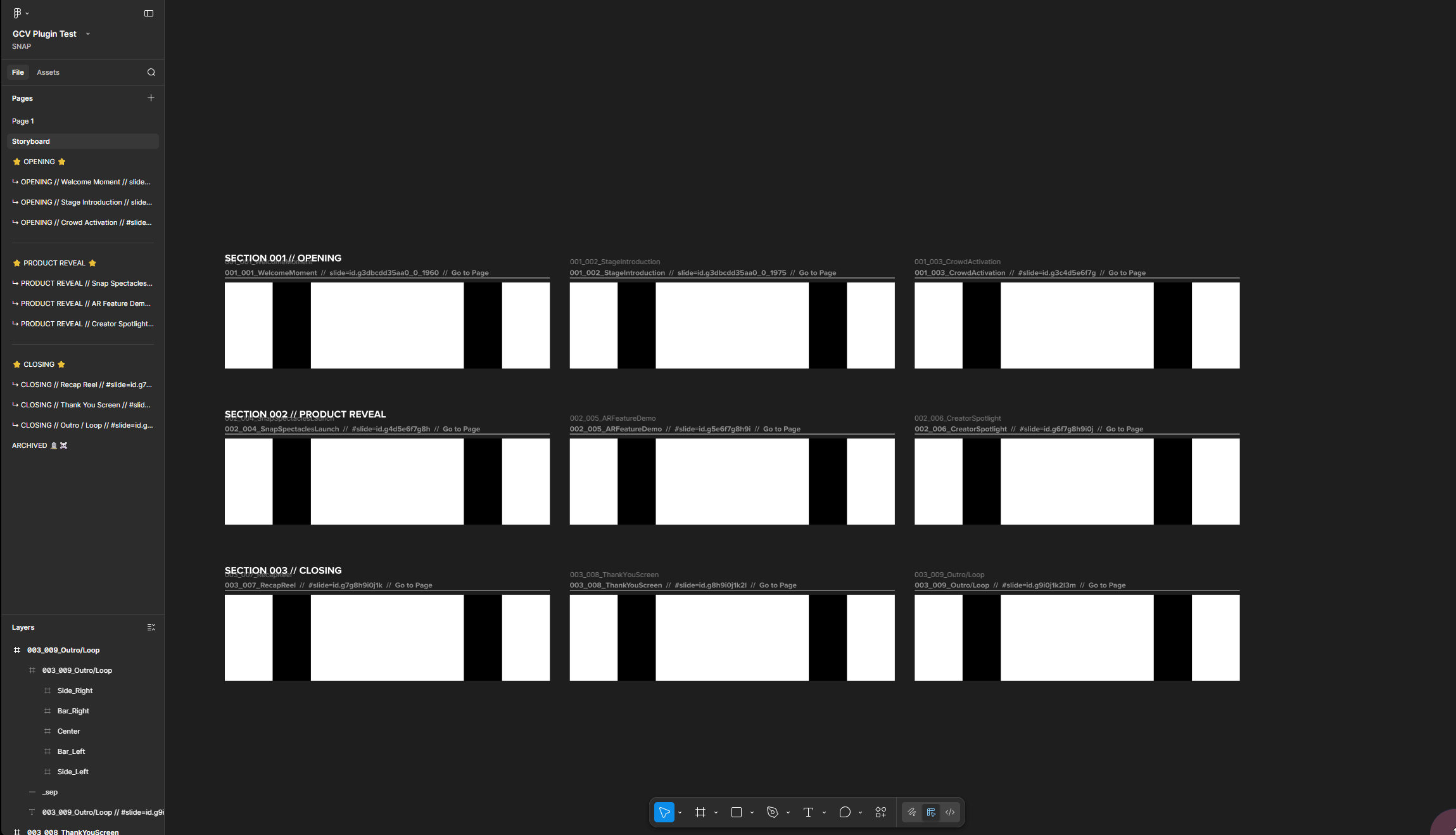 Cross linking between storyboard and individual pages